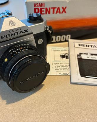 Pentax K1000 con 50mm, scatola e manuali