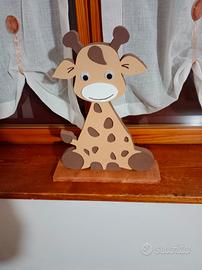 Giraffa in legno 