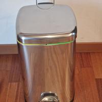 pattumiera acciao inox nuova