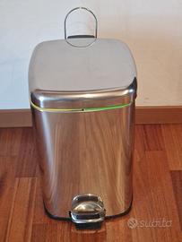 pattumiera acciao inox nuova