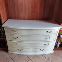 Cassettiera Bianca Shabby Chic