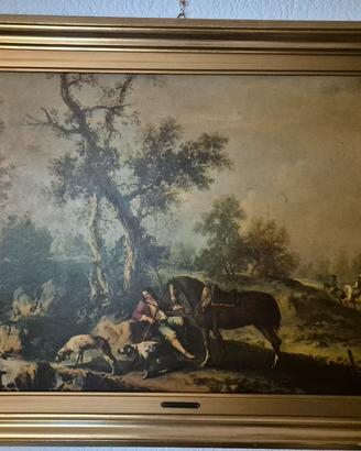 Paesaggio con cacciatore F. Zuccarelli Barj-Buzzon