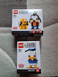 2 set Lego serie Disney Brick Headz