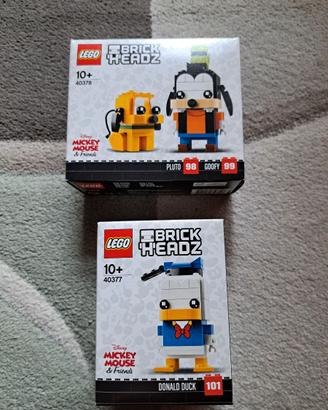 2 set Lego serie Disney Brick Headz