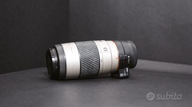 MINOLTA 75-300  F4.5 SONY A/E MOUNT ADATTATORE