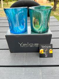 Bicchieri vetro Murano Yalos