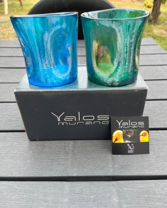 Bicchieri vetro Murano Yalos