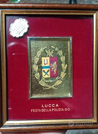 Stemma commemorativo della polizia lucca 1990