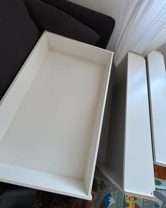 Cassetti bianchi armadio ikea pax 60x100