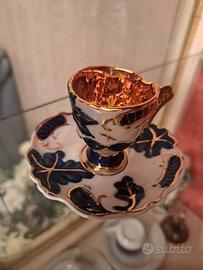 Servizio di 6 tazzine decorative