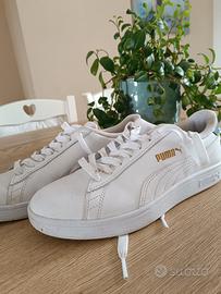 Scarpe PUMA bianche oro 40,5