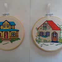 quadretti punto croce da appendere