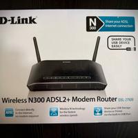 D-Link modem router ADSL2+