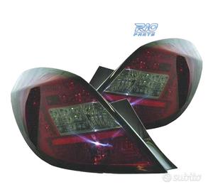 FANALI OPEL CORSA D 5P 06-14 LED ROSSO SCURO