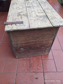 cassapanca baule vintage 