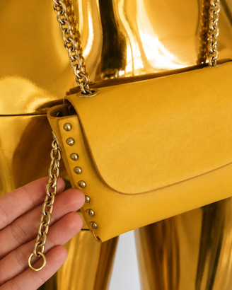 Borsetta a Tracolla Gialla ZARA WOMEN