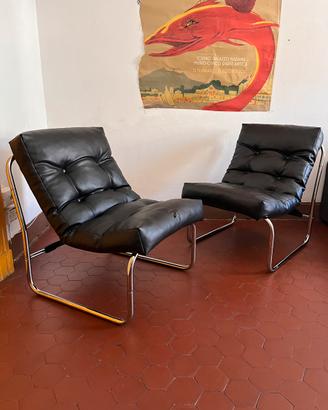 Coppia di poltrone lounge vintage IKEA Pixi 70