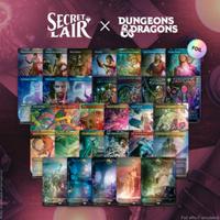 7 Drop FOIL+BONUS BUNDLE-Secret Lair Magic MTG D&D