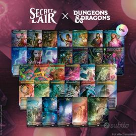 7 Drop FOIL+BONUS BUNDLE-Secret Lair Magic MTG D&D