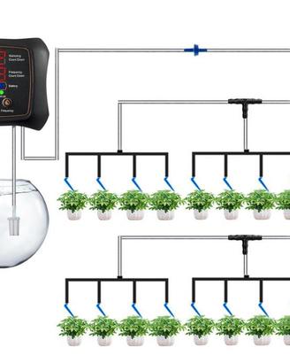 Sistema irrigazione solare set automatico giardino