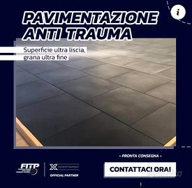 Pavimento gomma antitrauma antishock 