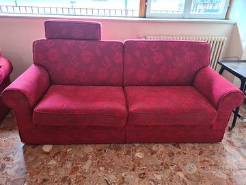 Divano tre posti e poltrona