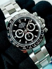 Rolex Daytona 116500 nero 12/2016 like new full 