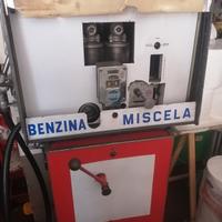 pompa benzina miscela anni 70.Rarissima