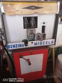 pompa benzina miscela anni 70.Rarissima