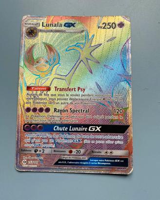 Carta pokemon lunala gx fuoriserie