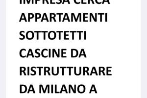 Appartamenti da ristrutturare, sottotetti