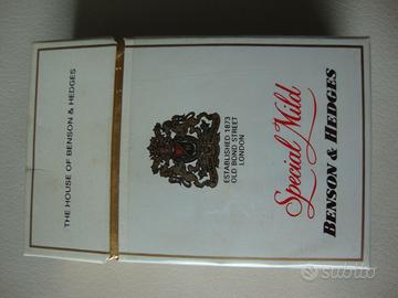 Pacchetto sigarette vuoto vintage B&H collezione