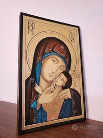 Quadro Icona bizantina d'epoca d'autore