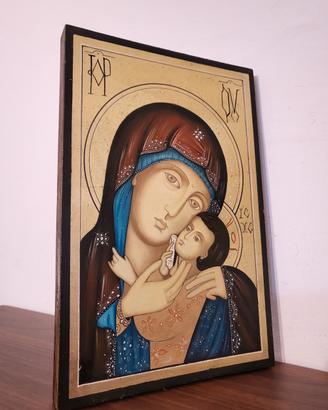 Quadro Icona bizantina d'epoca d'autore