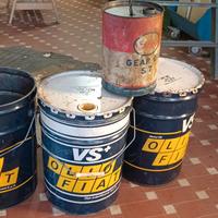 Bidoni secchi latte olio fiat esso