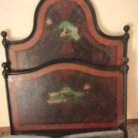 letto antico in ferro dipinto