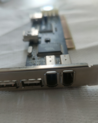 PCI card 3 porte Firewire IEEE 1394 e 2 porte USB