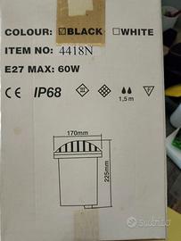 Faro da incasso per giardino IP65
