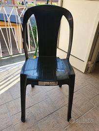 Sedia Tiuana verde bosco scab 4 pz