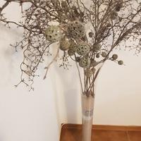 vaso di vetro  da arredamento 