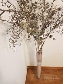 vaso di vetro  da arredamento 