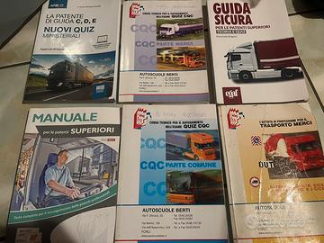 Libri patente superiore C, CE, D ,CQC merci