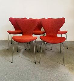 5 sedie - Arne Jacobsen - Fritz Hansen