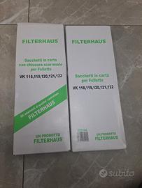 Folletto sacchetto modelli Vk 118 118 120 121 122