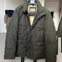 Giaccone Blauer XXL imbottito piuma d'oca verde