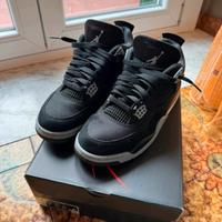 Air Jordan 4 Retro SE Black Canvas