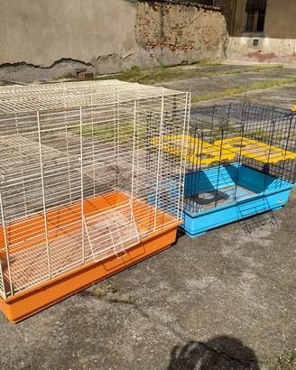 Gabbie e trasportini coniglio cincillà criceto