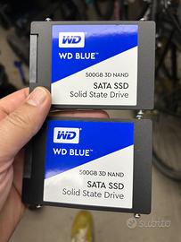 Hard disk ssd 2.5” da 500gb WD blue