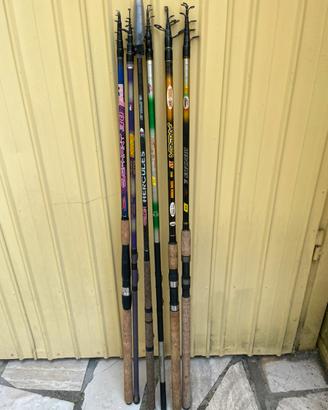 Canne potenti in carbonio intrecciato