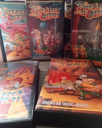 collezione 12 VHS la pietra dei sogni 